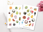 Preview: Summer Fruits Sticker Set